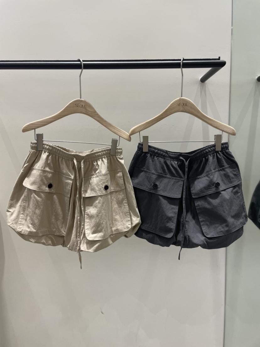 NEOUL東大門實拍韓國女裝新品職業休閑熱賣推薦時尚短裙SNEOUL/ahin雙領標簽短裙