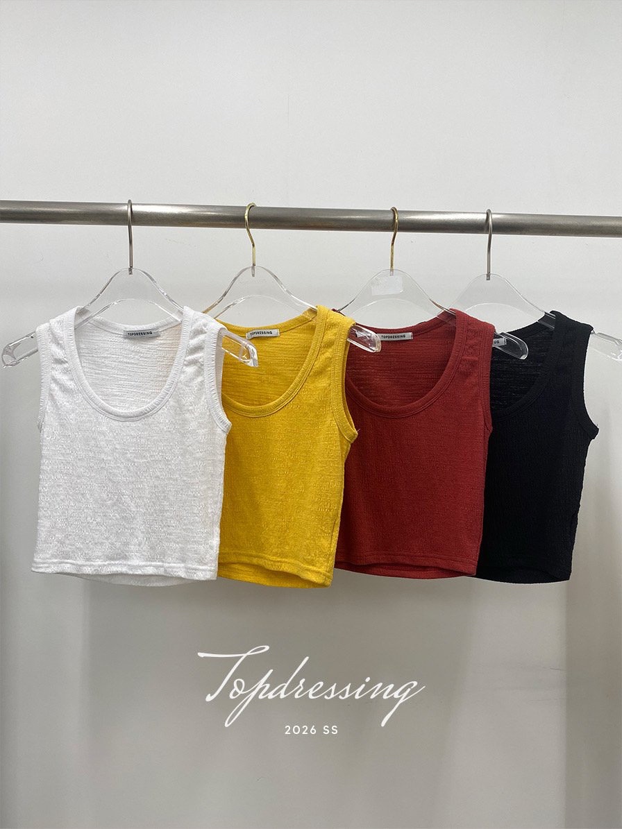 TOPDRESSING韓國直郵女裝新款26春夏26夏季熱賣休閑吊帶背心TOPDRESSING吊帶/背心