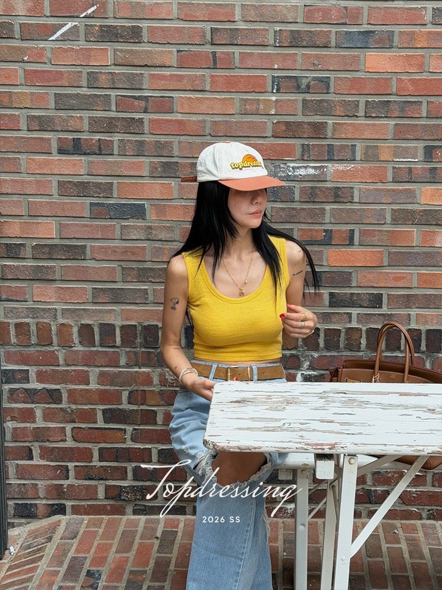 TOPDRESSING韓國直郵女裝新款26春夏26夏季熱賣休閑吊帶背心TOPDRESSING吊帶/背心
