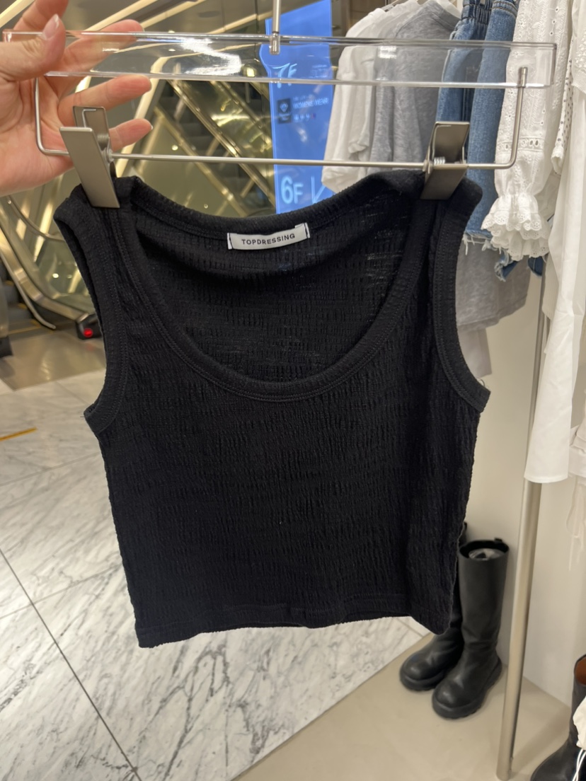 TOPDRESSING韓國直郵女裝新款26春夏26夏季熱賣休閑吊帶背心TOPDRESSING吊帶/背心圖色2