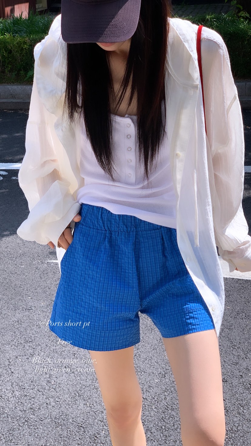 OVER RICH韓國東大門直郵女士新款休閑26春夏推薦職業短褲OVER RICH短褲