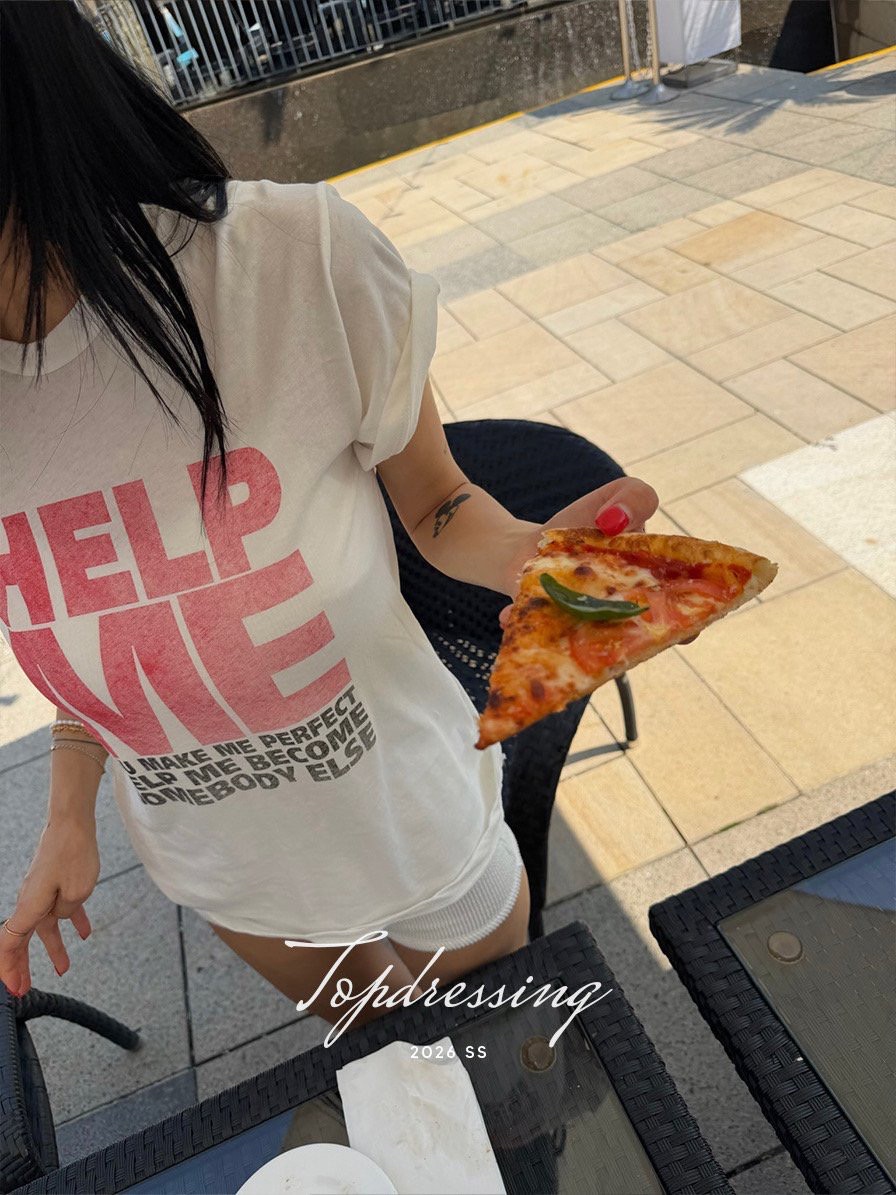 TOPDRESSING韓國代購女士新款熱賣26夏季職業休閑T恤染色TOPDRESSINGT恤