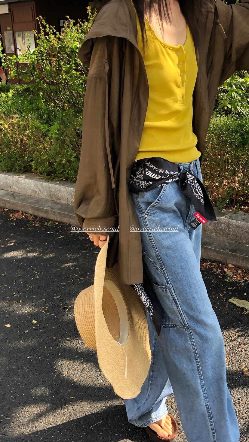 OVER RICH韓國代購女裝新品職業人氣推薦夾克連帽衫透明OVER RICH夾克