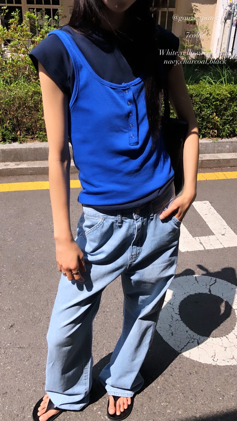 OVER RICH韓國東大門直郵女裝新品熱賣人氣職業休閑牛仔褲OVER RICH牛仔褲
