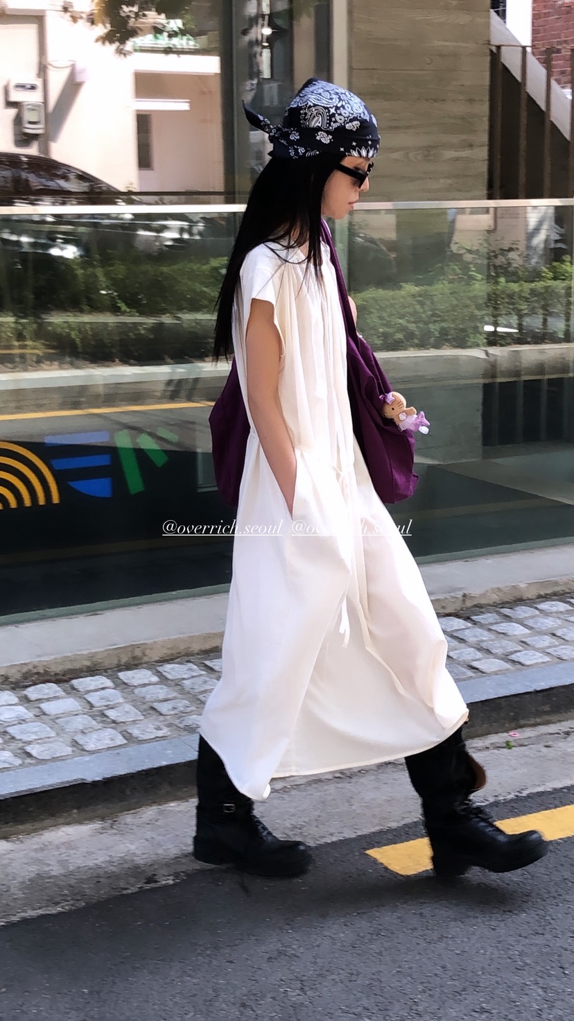 OVER RICH東大門實拍韓國女裝新品人氣職業連衣裙含腰繩SOVER RICH連衣裙