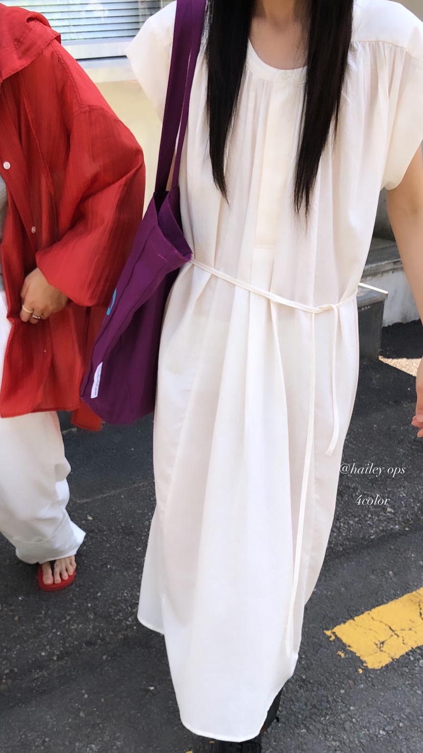 OVER RICH東大門實拍韓國女裝新品人氣職業連衣裙含腰繩SOVER RICH連衣裙