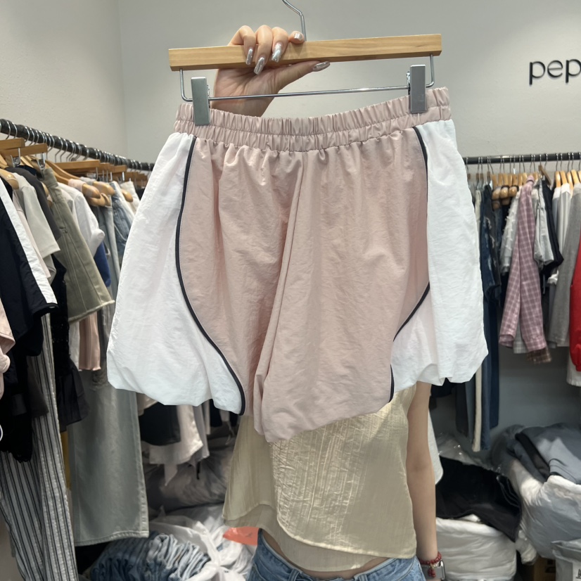 ALMOND PEPE韓國代購女士新品26春夏休閑時尚人氣推薦短褲ALMOND PEPE短褲