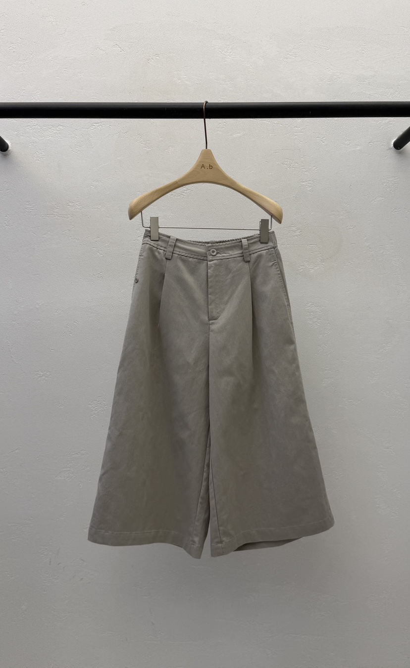 AUTUMN BEIGE-Q韓國直郵實拍女裝新品職業26春夏休閑褲棉布A.b/AUTUMN BEIGE休閑褲圖色1