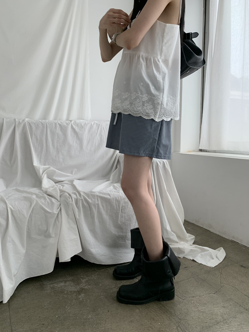 TRUE韓國東大門直郵女士新品休閑26春夏人氣職業26夏季短褲TRUE短褲