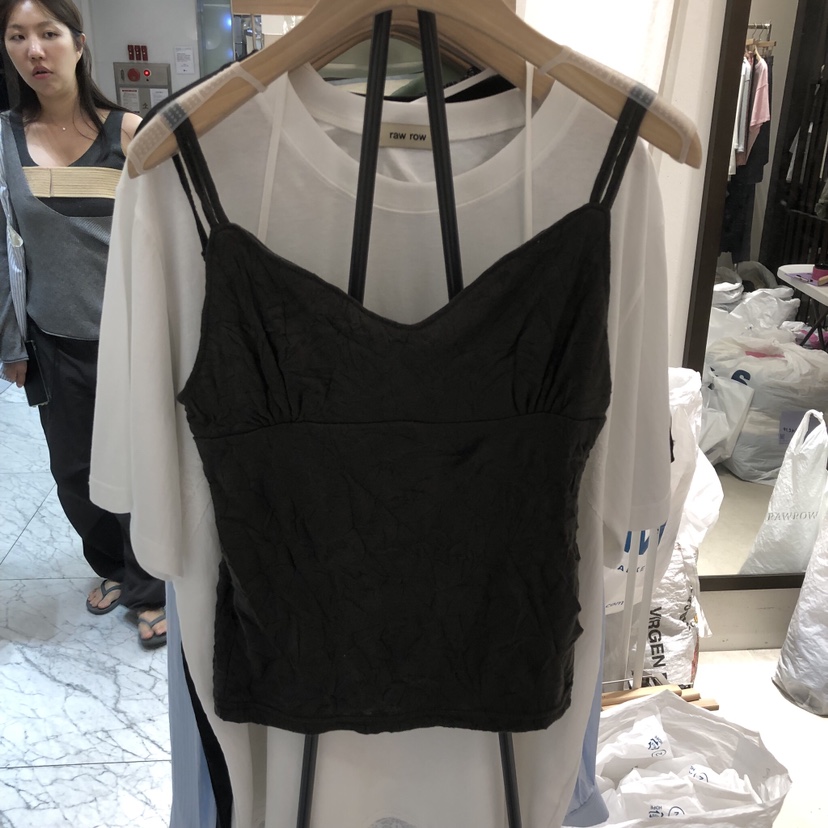 RAWROW韓國東大門代購女士新款26夏季26春夏休閑吊帶背心RAWROW吊帶/背心圖色2
