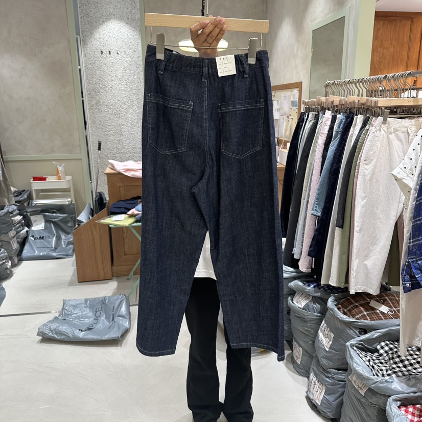 DELI JENNY韓國東大門代購女裝新款26夏季26春夏人氣牛仔褲DELI JENNY牛仔褲