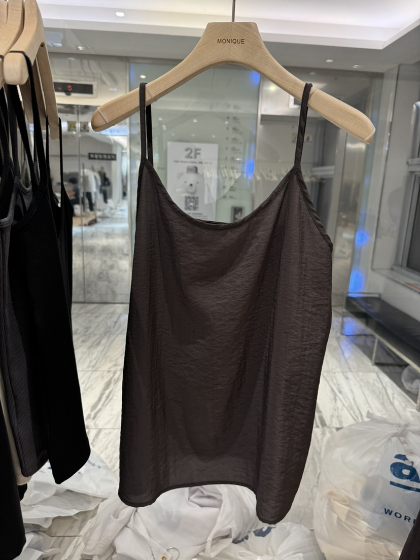 MONIQUE韓國直郵女士新品職業26夏季時尚人氣休閑吊帶背心MONIQUE吊帶/背心圖色1