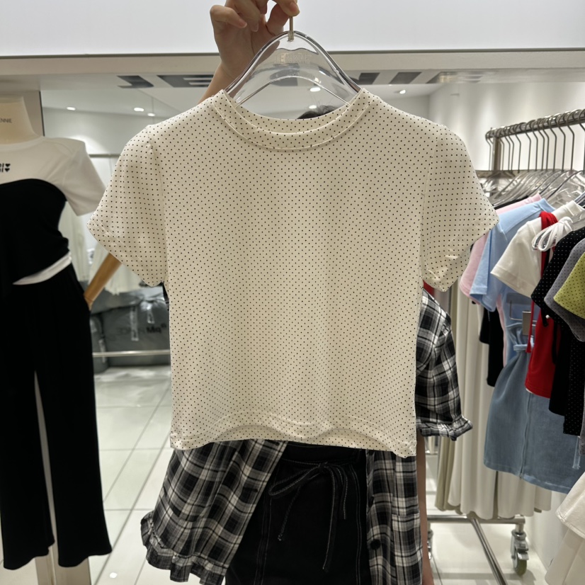 JENNIE韓國直郵女士新品時尚人氣推薦職業休閑26夏季熱賣T恤JENNIE/VENEFITT恤圖色1