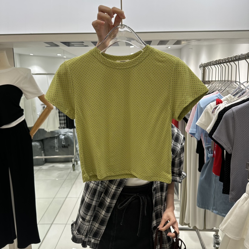 JENNIE韓國直郵女士新品時尚人氣推薦職業休閑26夏季熱賣T恤JENNIE/VENEFITT恤圖色3