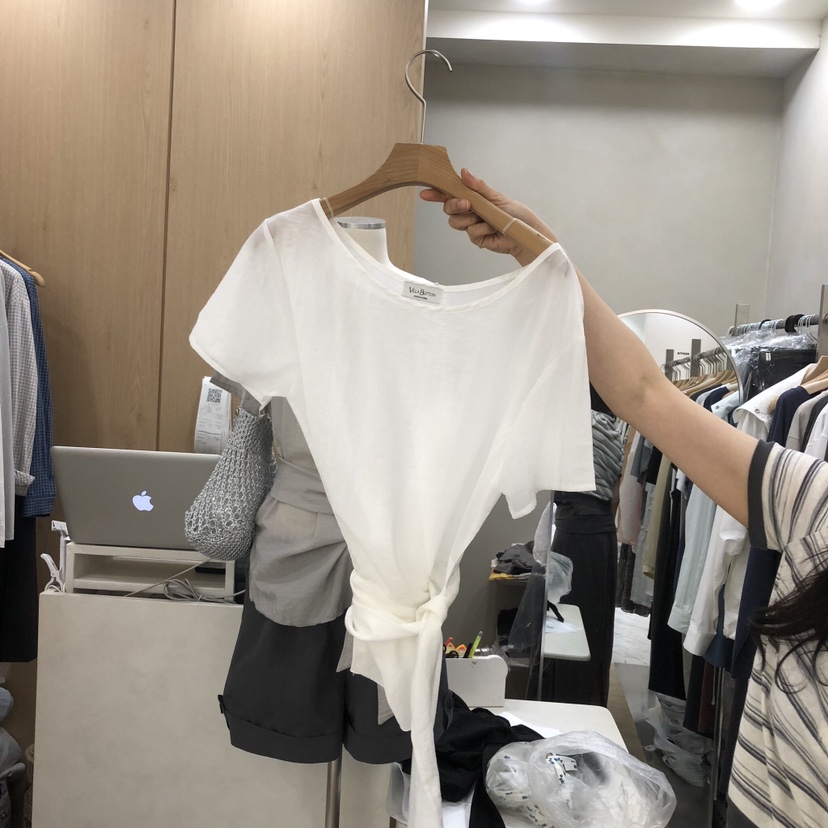 VILLABUTTON東大門實拍韓國女士新品26夏季熱賣襯衫蕾絲衫LVILLABUTTON襯衫/蕾絲衫圖色2