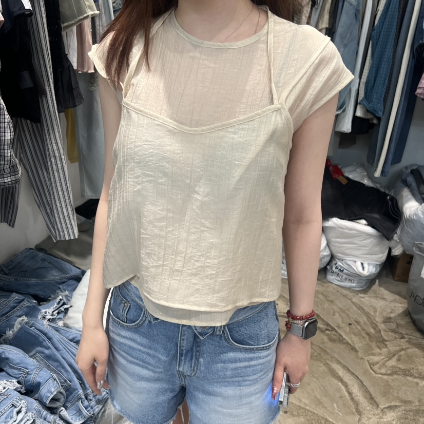 ALMOND PEPE韓國直郵女士新款熱賣職業推薦人氣26夏季套裝SALMOND PEPE套裝圖色2