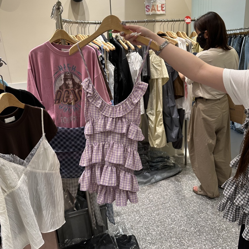 SOF韓國直郵女士新品人氣職業熱賣休閑推薦吊帶背心不含內搭SOF吊帶/背心圖色2
