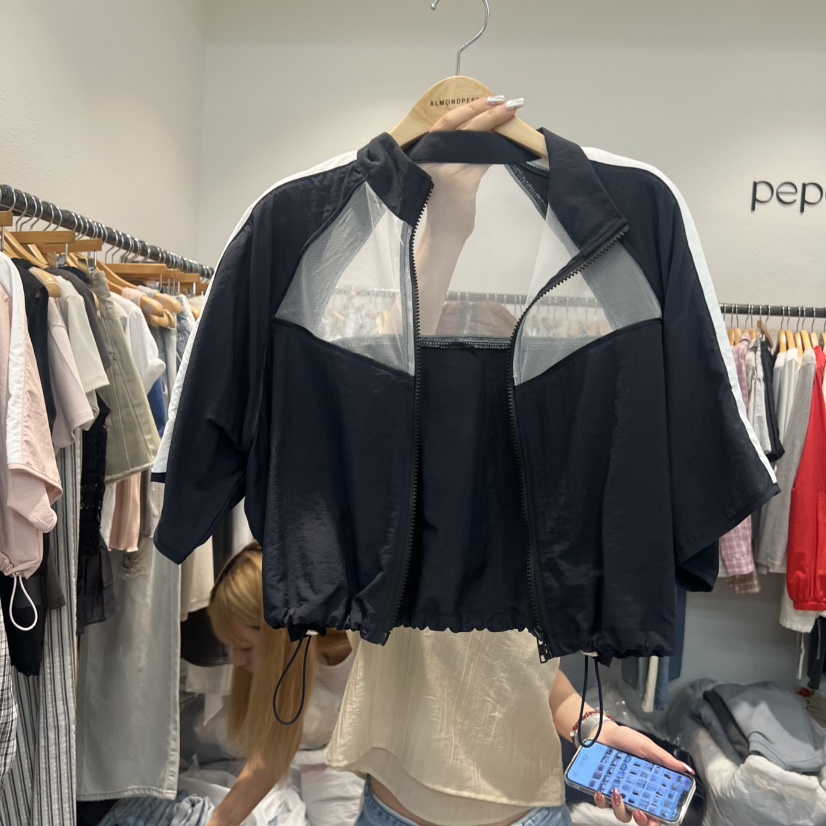ALMOND PEPE東大門實拍韓國女士新品熱賣休閑時尚推薦夾克ALMOND PEPE夾克圖色2