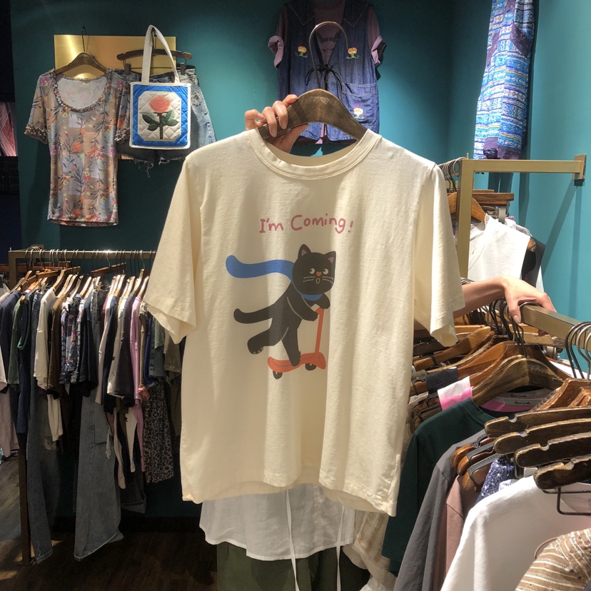 MERCI LINDA韓國東大門直郵女士新品熱賣時尚26夏季26春夏T恤MERCI LINDAT恤圖色3