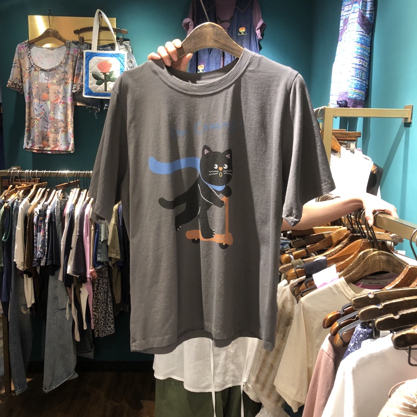 MERCI LINDA韓國東大門直郵女士新品熱賣時尚26夏季26春夏T恤MERCI LINDAT恤圖色4