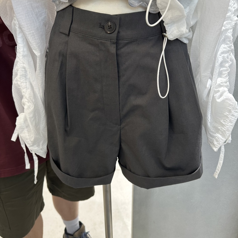 ANDE韓國代購女士新款推薦職業時尚休閑熱賣26夏季26春夏短褲Ande短褲圖色1