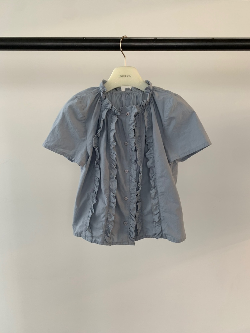 UNDERSON韓國東大門直郵女士新品休閑推薦26夏季襯衫蕾絲衫LUNDERSON襯衫/蕾絲衫圖色2