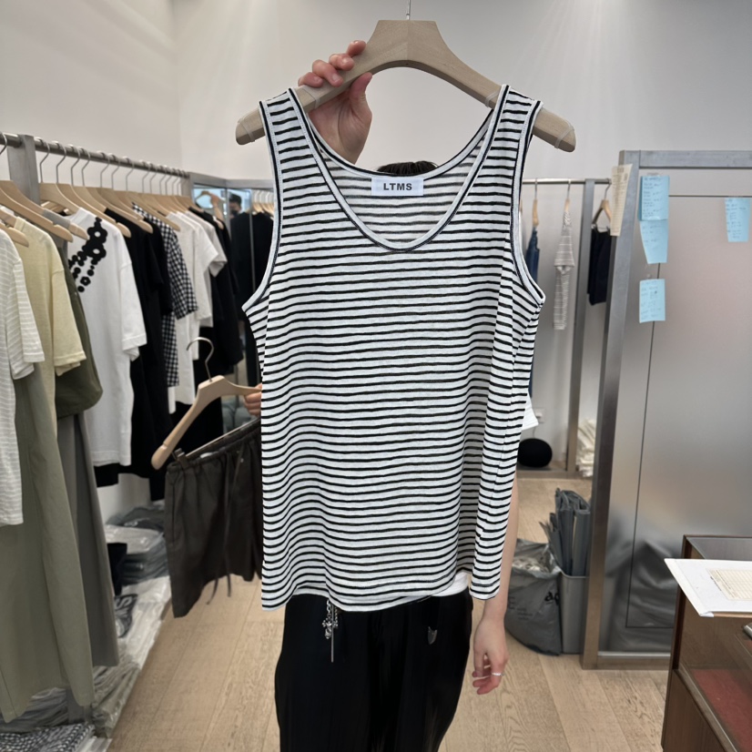 LTMS韓國東大門直郵女士新品時尚26春夏職業熱賣吊帶背心LTMS吊帶/背心圖色2