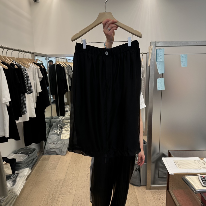 LTMS韓國東大門代購女士新品時尚26春夏半身裙中短裙歐根紗SLTMS半身裙/中短裙圖色1