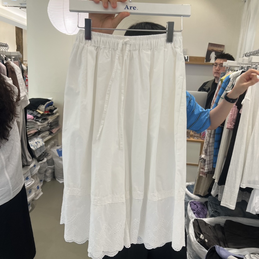 ARE韓國直郵實拍女士新品26夏季休閑推薦26春夏熱賣短褲蕾絲ARE YOU/ARE短褲圖色1