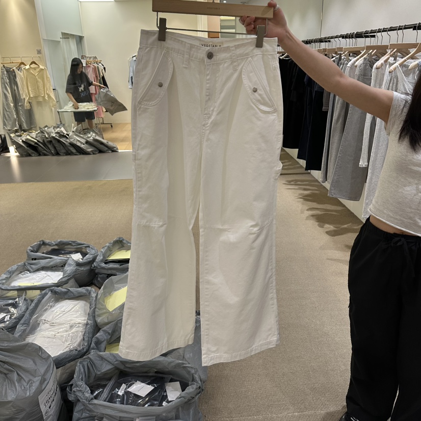 VEGETABLE韓國代購女士新款推薦26夏季熱賣休閑人氣休閑褲棉VEGETABLE休閑褲圖色1