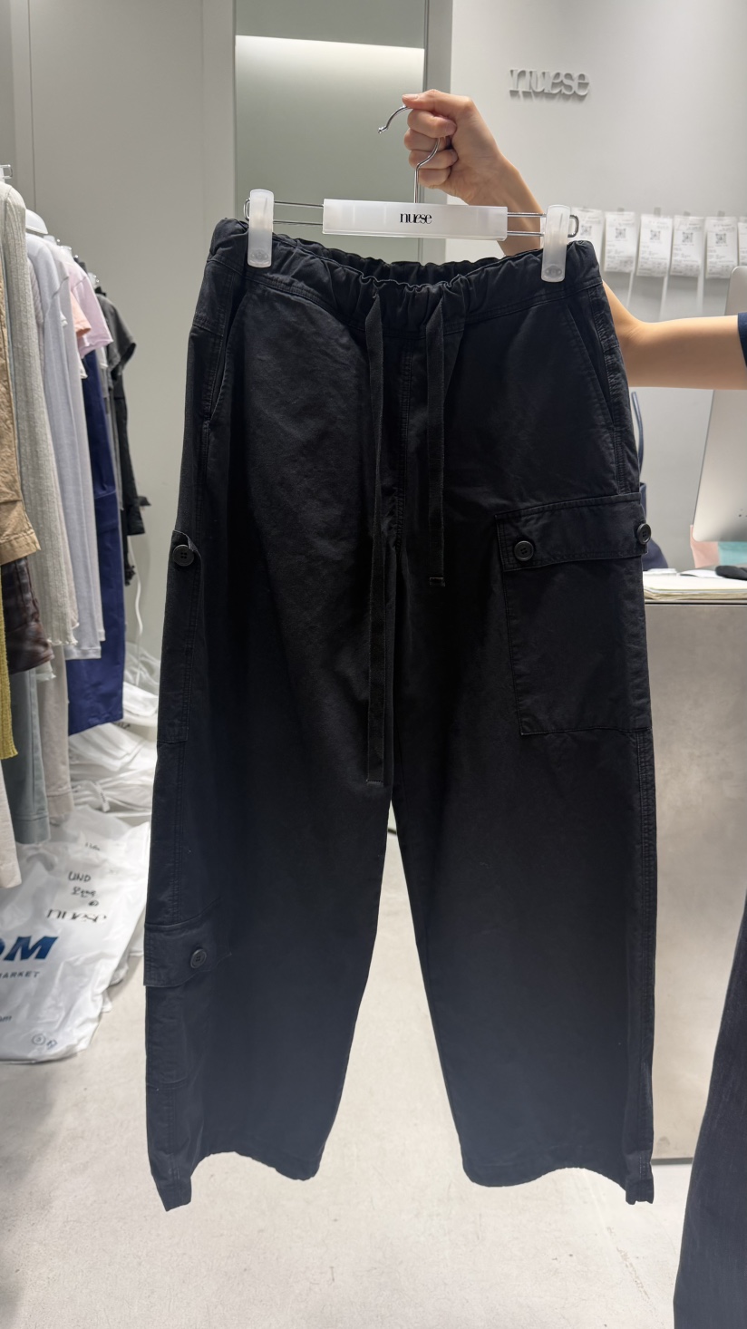 NUESE韓國直郵女士新款人氣推薦休閑26春夏熱賣休閑褲水洗NUESE休閑褲圖色3