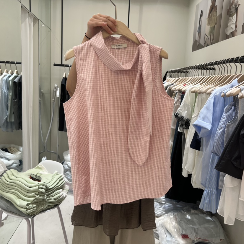 YUNBAL韓國東大門代購女士新品休閑推薦職業熱賣吊帶背心YUNBAL吊帶/背心圖色1