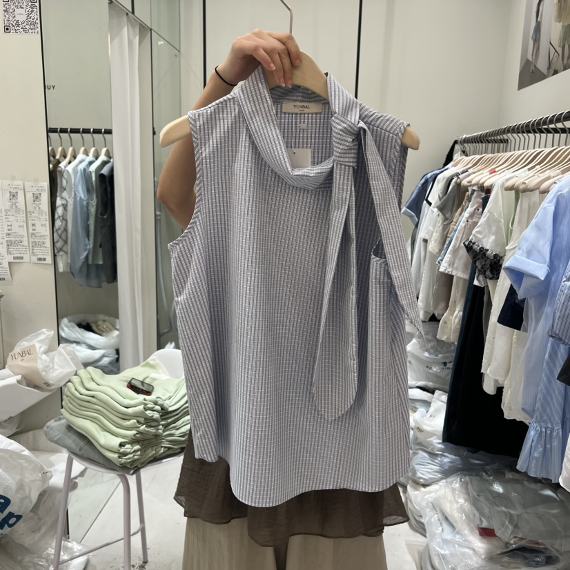 YUNBAL韓國東大門代購女士新品休閑推薦職業熱賣吊帶背心YUNBAL吊帶/背心圖色2