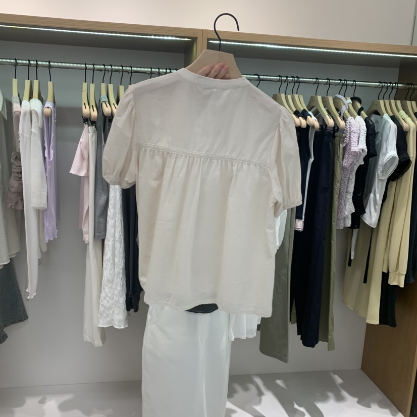 ALOT韓國直郵女裝新款推薦26春夏26夏季人氣職業襯衫蕾絲衫A LOT襯衫/蕾絲衫