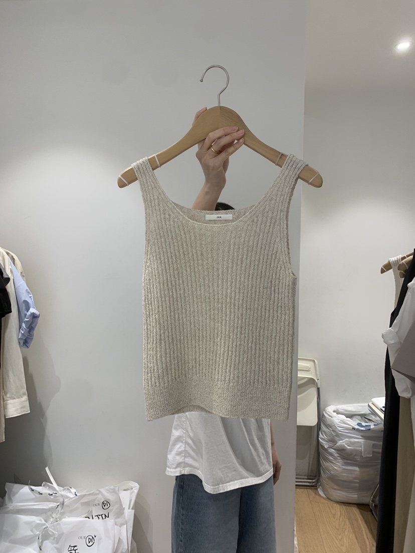 OUR-A/NOVAE韓國直郵女裝新品推薦休閑人氣吊帶背心亞麻OUR/NOVAE吊帶/背心圖色3
