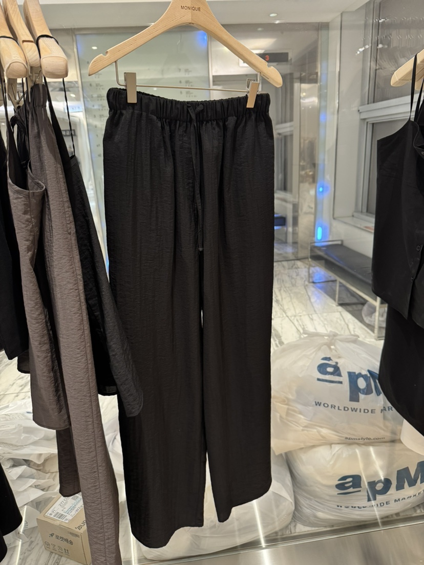 MONIQUE韓國直郵女裝新品職業26春夏熱賣時尚休閑26夏季休閑褲MONIQUE休閑褲圖色2