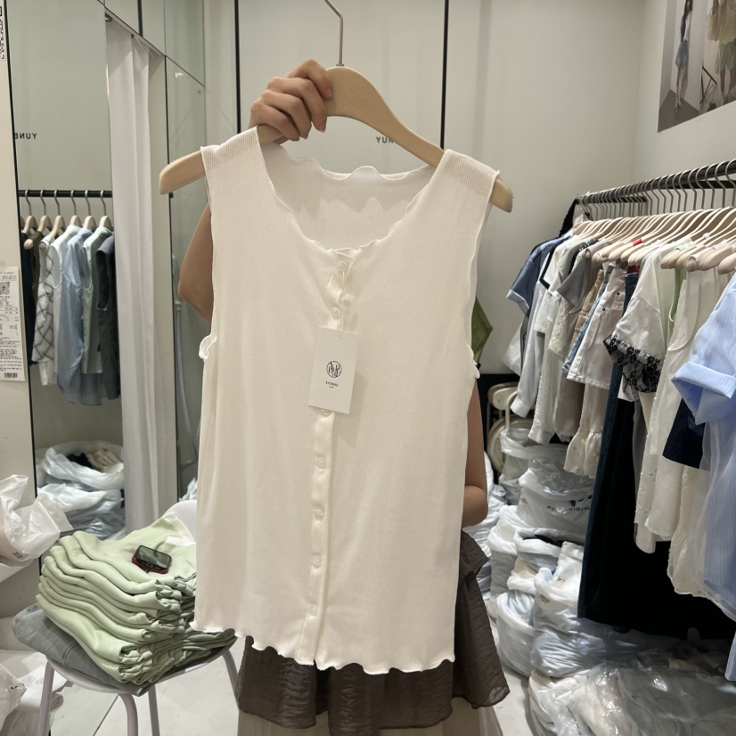 YUNBAL韓國直郵女裝新品職業時尚26春夏人氣熱賣吊帶背心YUNBAL吊帶/背心圖色1