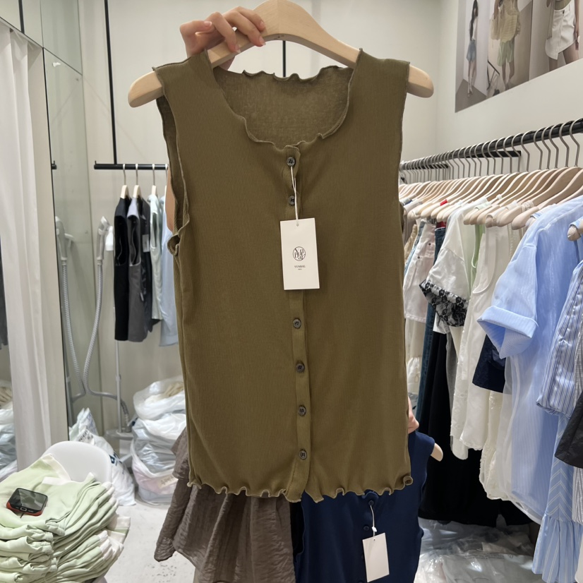 YUNBAL韓國直郵女裝新品職業時尚26春夏人氣熱賣吊帶背心YUNBAL吊帶/背心圖色2