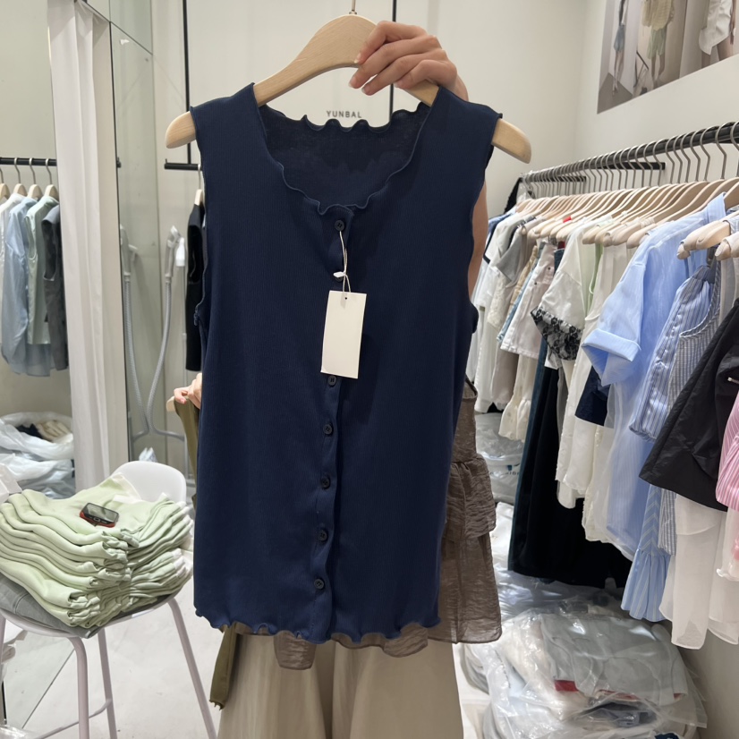 YUNBAL韓國直郵女裝新品職業時尚26春夏人氣熱賣吊帶背心YUNBAL吊帶/背心圖色3