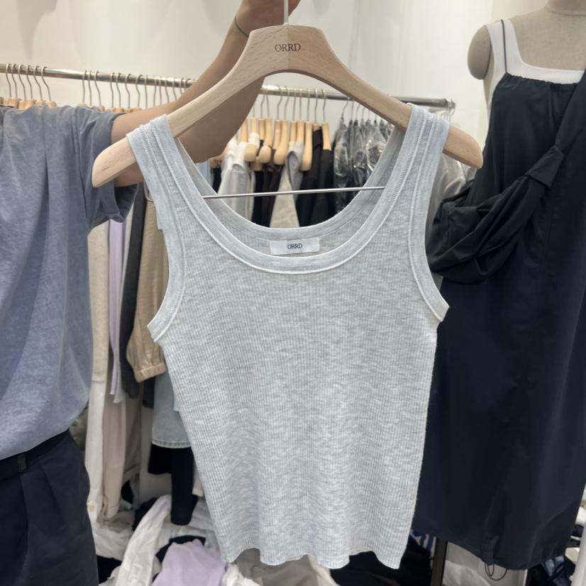 ORRD東大門實拍韓國女士新款熱賣26春夏吊帶背心棉質無袖ORRD吊帶/背心圖色2