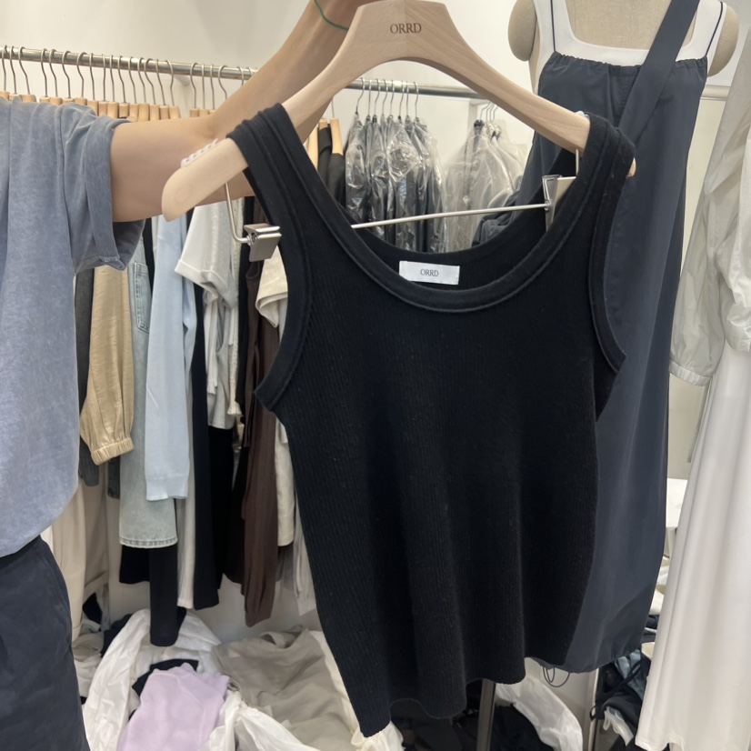 ORRD東大門實拍韓國女士新款熱賣26春夏吊帶背心棉質無袖ORRD吊帶/背心圖色3