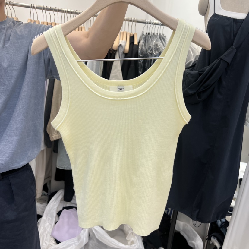 ORRD東大門實拍韓國女士新款熱賣26春夏吊帶背心棉質無袖ORRD吊帶/背心圖色5