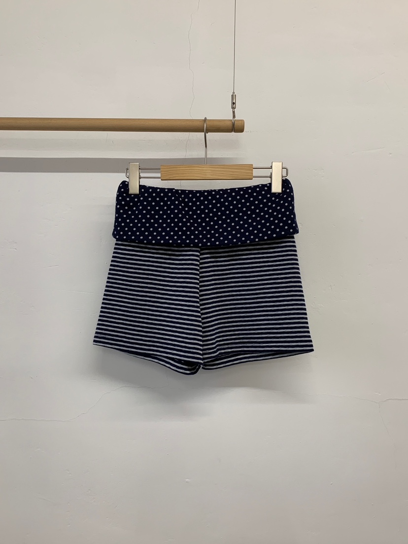 MORE THAN-P韓國直郵女士新品職業人氣26夏季推薦熱賣短褲MORE THAN短褲圖色2深藍色