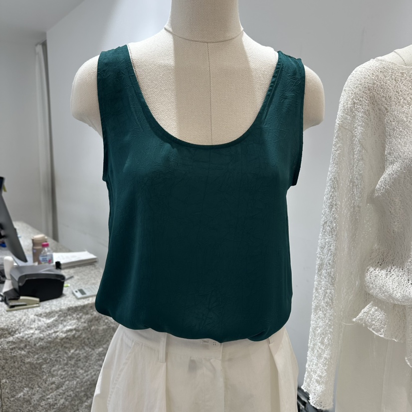NEROLI 36韓國東大門代購女裝新品熱賣吊帶背心雙面無袖緞面NEROLI 36吊帶/背心圖色2