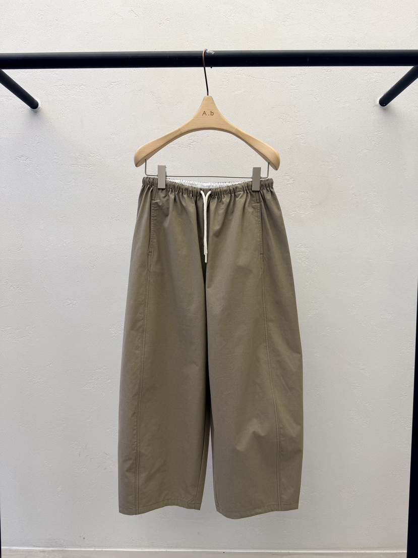 AUTUMN BEIGE-Q韓國直郵女裝新款休閑26夏季休閑褲腰帶A.b/AUTUMN BEIGE休閑褲圖色2