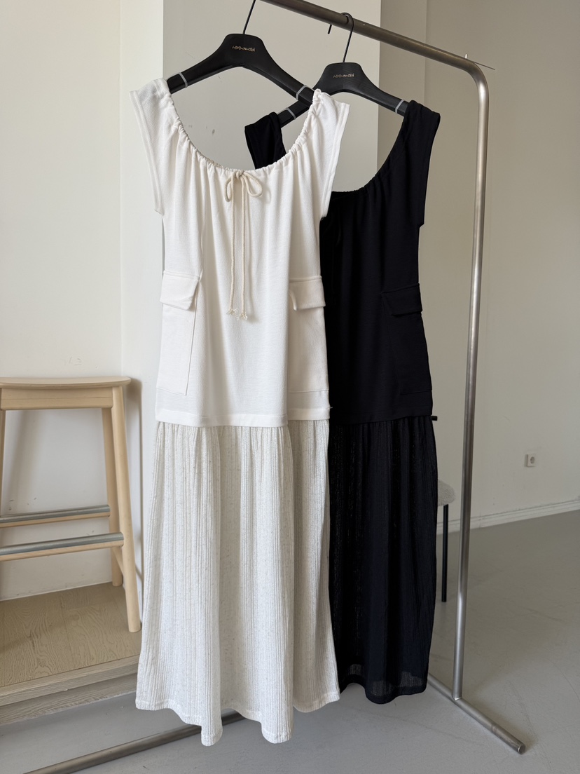 LARCENCICL/BESO韓國東大門直郵女裝新品職業26春夏連衣裙SLARCENCICL/BESO連衣裙