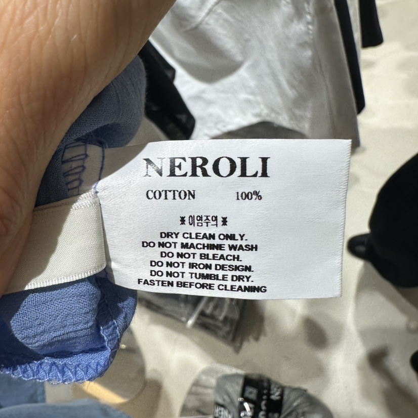 NEROLI 36韓國東大門直郵女裝新款26春夏休閑襯衫蕾絲衫LNEROLI 36襯衫/蕾絲衫