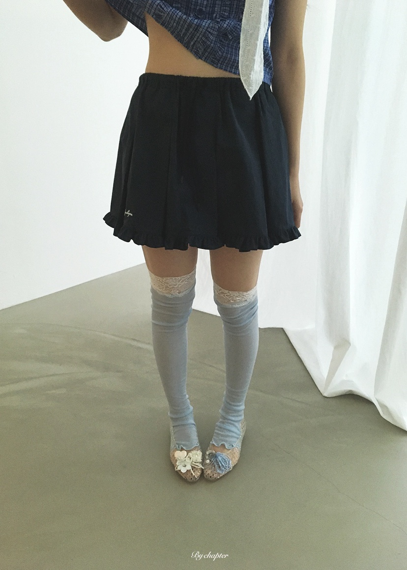 BY CHAPTER韓國代購女士新品26夏季推薦休閑人氣職業短裙BY Chapter短裙
