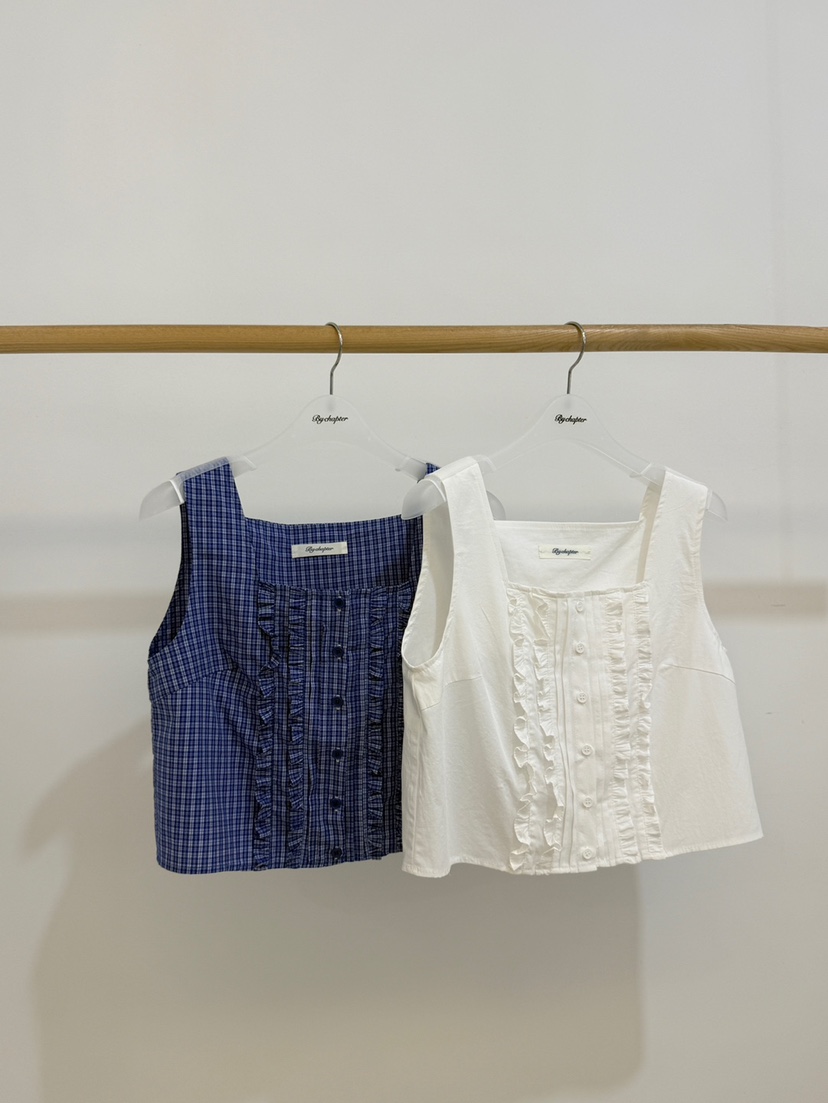 BY CHAPTER韓國代購女裝新品人氣26春夏休閑26夏季吊帶背心BY Chapter吊帶/背心