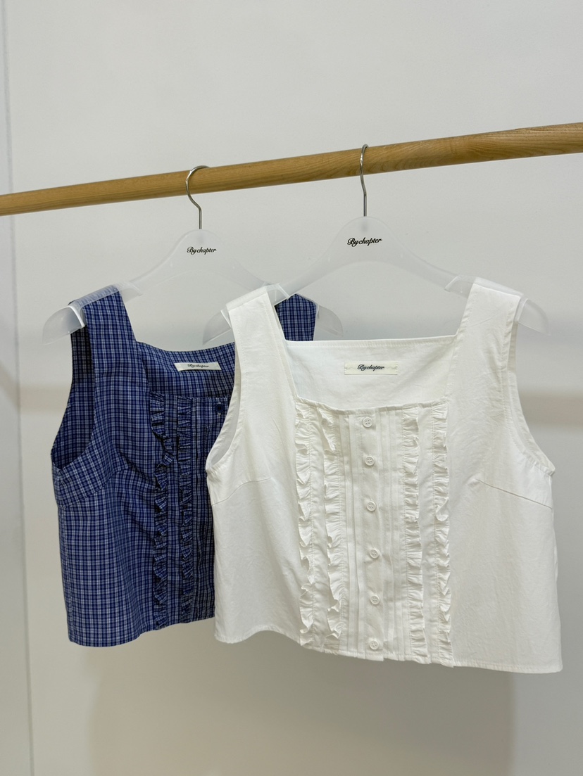 BY CHAPTER韓國代購女裝新品人氣26春夏休閑26夏季吊帶背心BY Chapter吊帶/背心